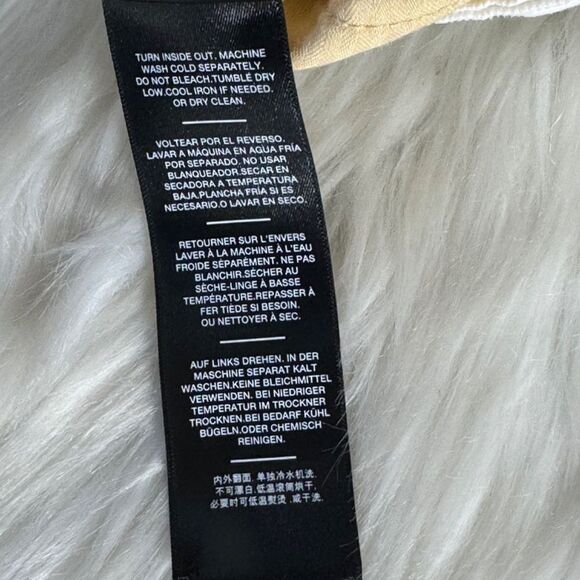 7 For All Mankind NWT White Paper Bag Waist Tapered Balloon Leg Crop Jeans Sz 30 - Picture 10 of 11